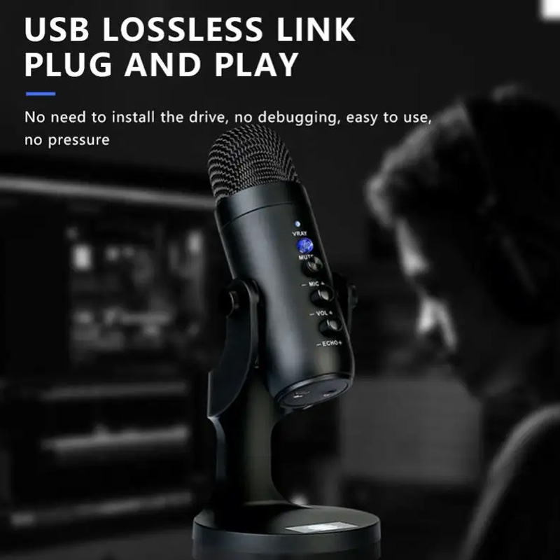 Microfon pentru gaming cu USB [8]