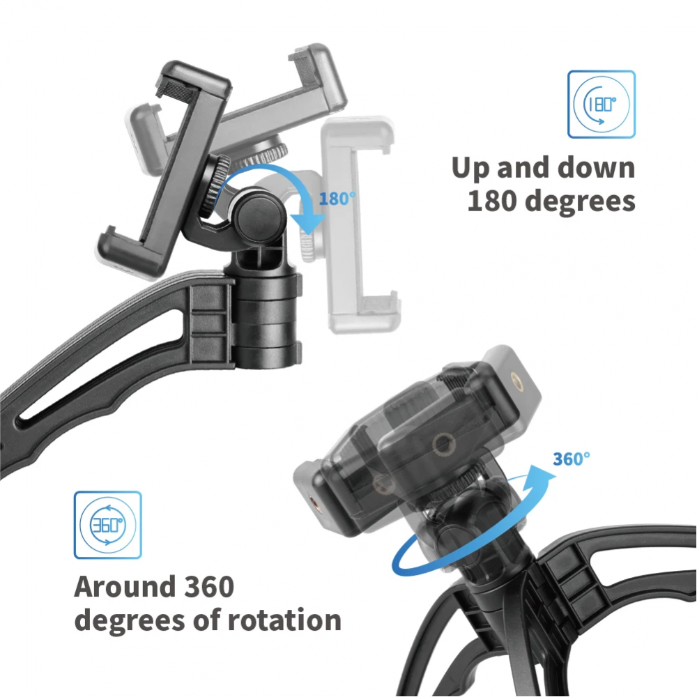 Mini trepied portabil pentru camera si telefon [6]
