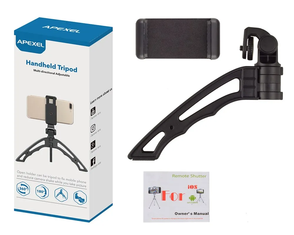 Mini trepied portabil pentru camera si telefon [11]