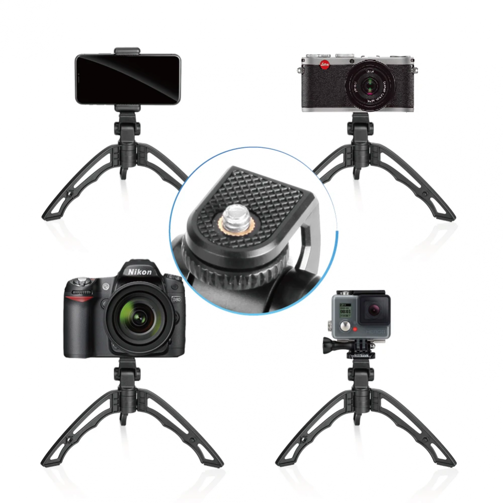 Mini trepied portabil pentru camera si telefon [10]
