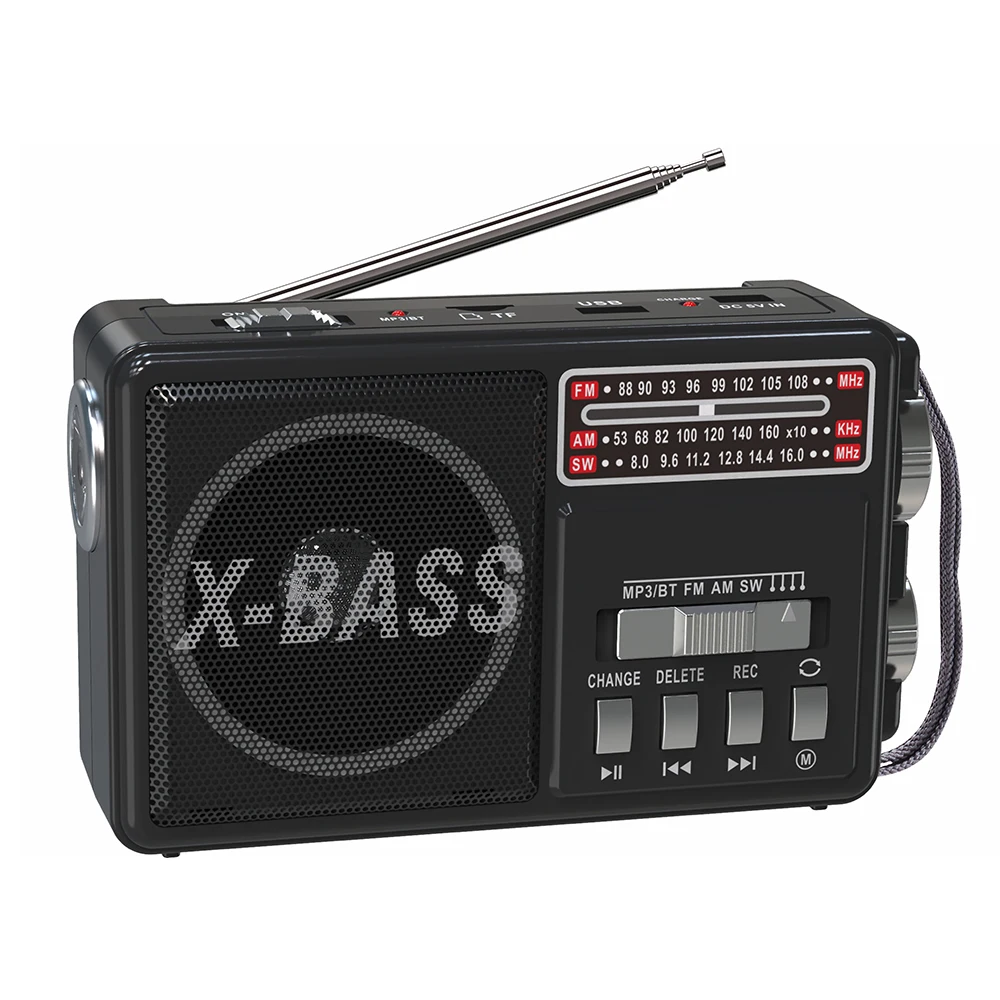 Radio portabil Poro 134, MP3, Lanterna, [1]