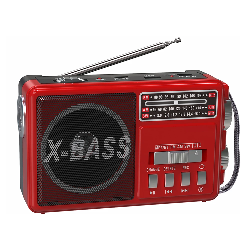 Radio portabil Poro 134, MP3, Lanterna, [2]