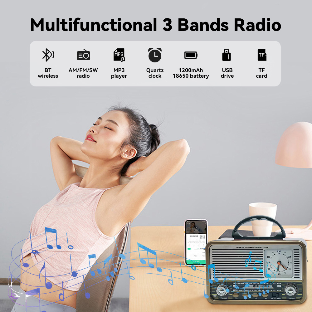 Radio Portabil Retro Poro 137 [4]