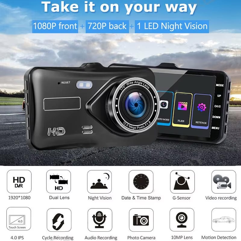 Set Camera de bord pentru autoturisme Poro 111 [6]
