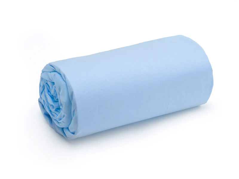 Set cearceaf cu elastic 160x200 plus 2 fete de perna 50x70, Albastru [4]