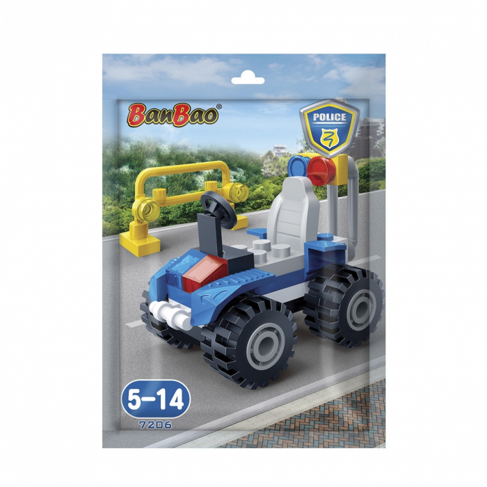Set constructie ATV politie, BanBao 2|Set constructie ATV politie, BanBao 1|Set constructie ATV politie, BanBao 3 [3]