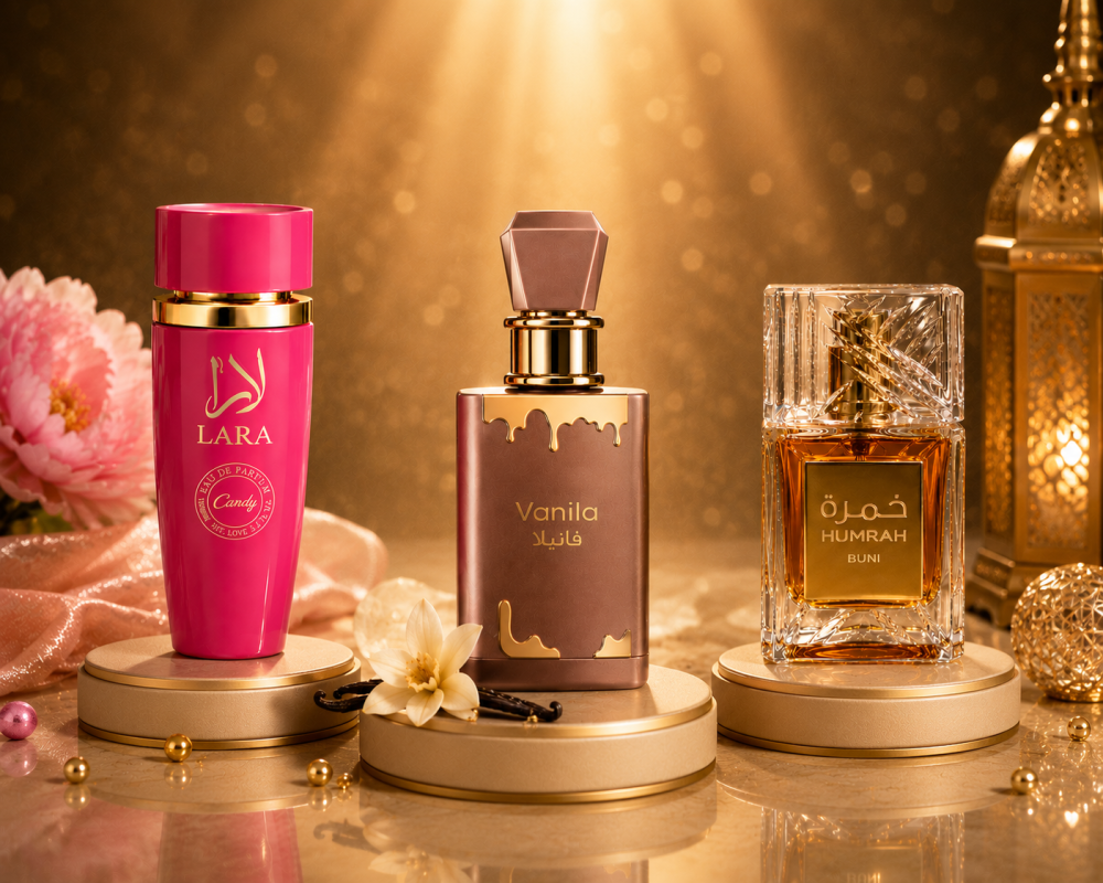 Set de 3 parfumuri pentru femei: Lara, Vanilie, Humrah, 300 ml [2]