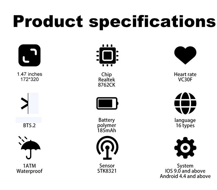 Smartwatch tip bratare pentru femei Poro 125 [14]