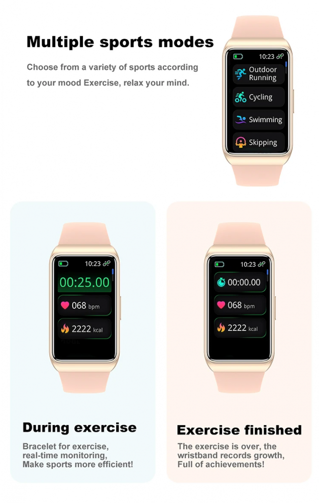 Smartwatch tip bratare pentru femei Poro 125 [9]