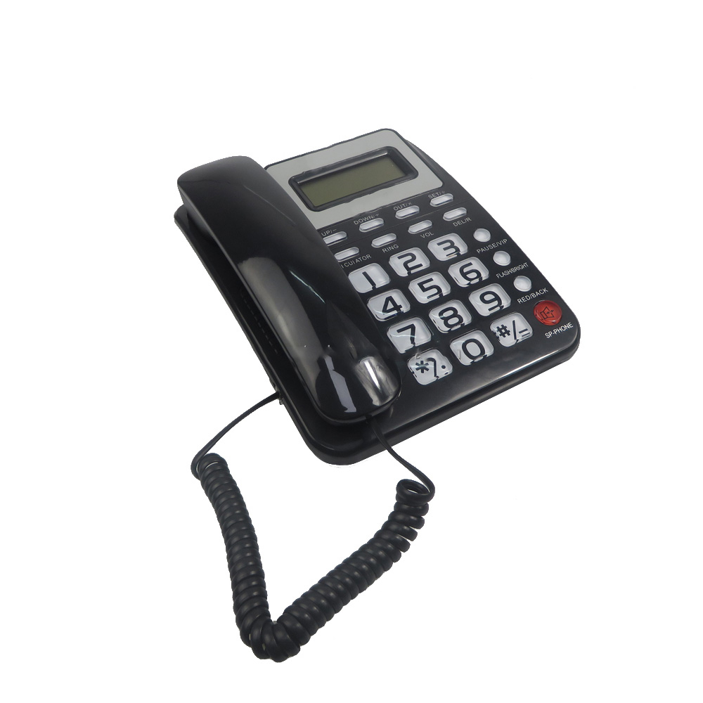 Telefon fix cu fir pentru seniori cu taste mari [5]