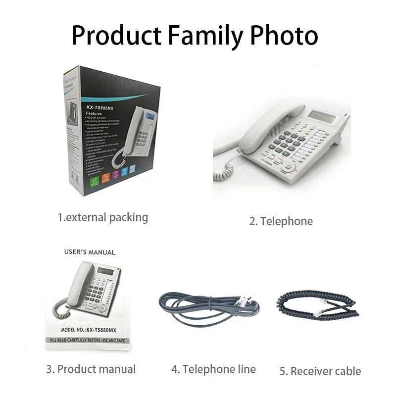 Telefon Fix cu fir Poro 118 [8]