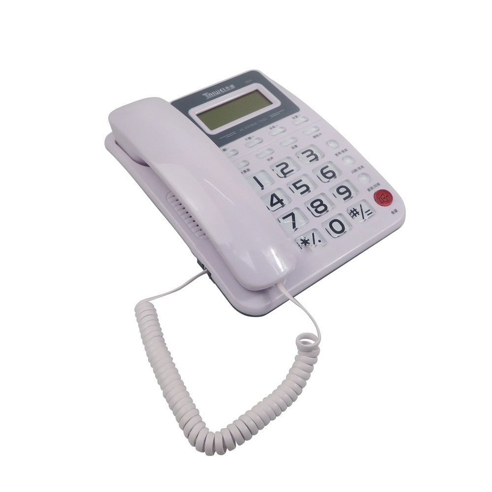Telefon fix cu fir Poro 124 cu ID apelant [4]