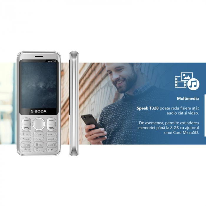 Telefon mobil T328 Negru [7]