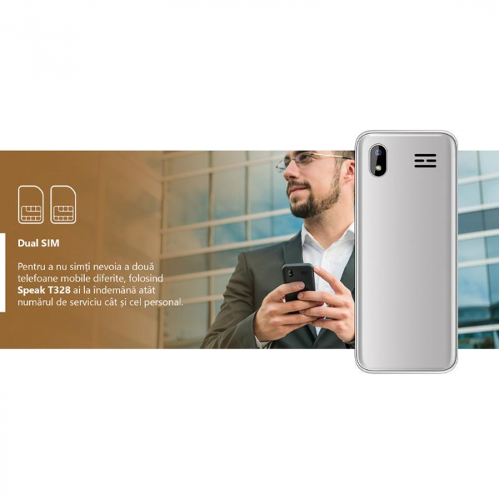 Telefon mobil T328 Negru [6]