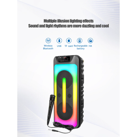 Boxa portabila cu microfon Poro 129 [2]