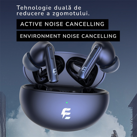Casti TWS E-Boda ANC & ENC Supreme Sound, Autonomie 24 Ore [1]