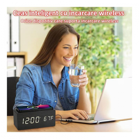 Ceas de birou modern cu alarma Po 41 [7]