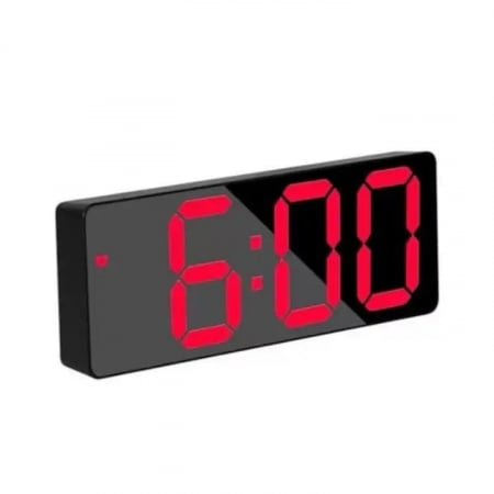 Ceas digital de masa cu led rosu PORO