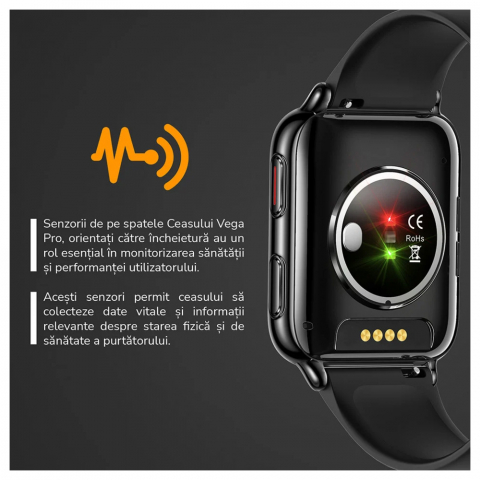 Ceas Smartwatch E-Boda SQ - Vega Pro, Amoled, Ip67 [4]