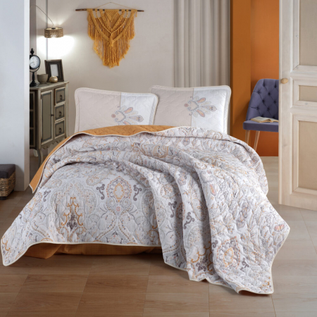 Textile - Cuvertură de pat Clasy-matlasată 2 persoane (ARAMIS)