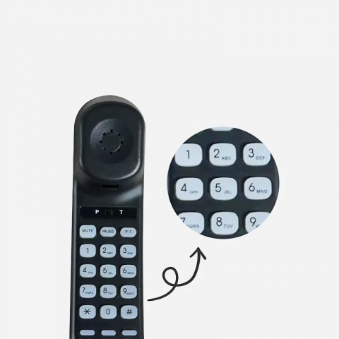 Telefon fix cu fir Poro 121 [7]