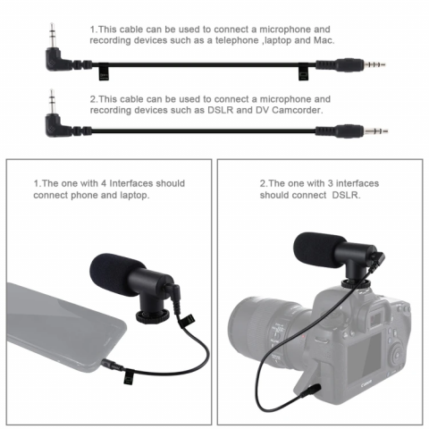 Kit Vlogging Complet cu Trepied, Lampa LED si Microfon [3]