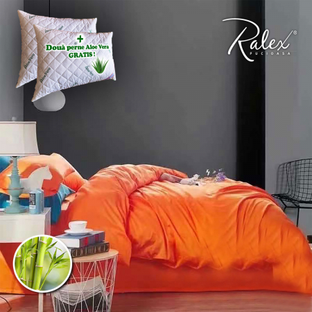 Textile - LENJERIE BAMBUS DELUXE UNI – ORANGE