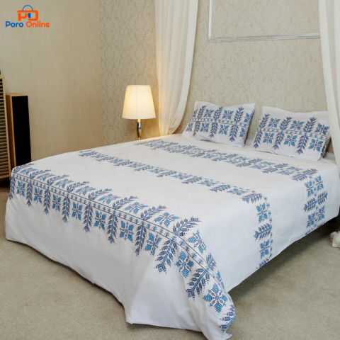 Lenjerii de Pat - Lenjerie de pat pentru 2 persoane, Poro 91 Bumbac 100%