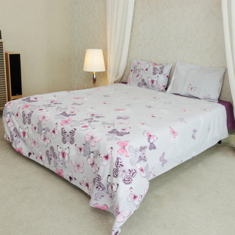 Lenjerii de Pat - Lenjerie de pat pentru 2 persoane, Poro 94 Bumbac 100%