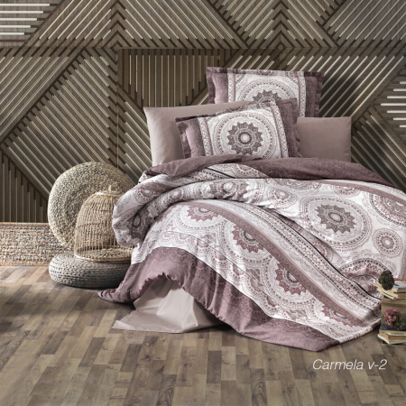 Lenjerie de pat satin - king size - Lenjerie de pat satin Clasy king size (CARMELA V2)