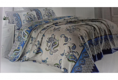 Lenjerii de Pat - Paisley-Mavi-2048x1400