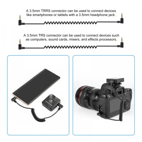 Set Microfon Lavalier Wireless [4]