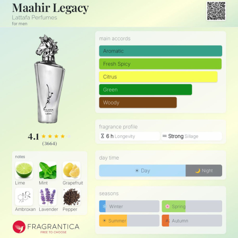Parfum pentru barbati Maahir Legacy, Lattafa, 100 ml [4]