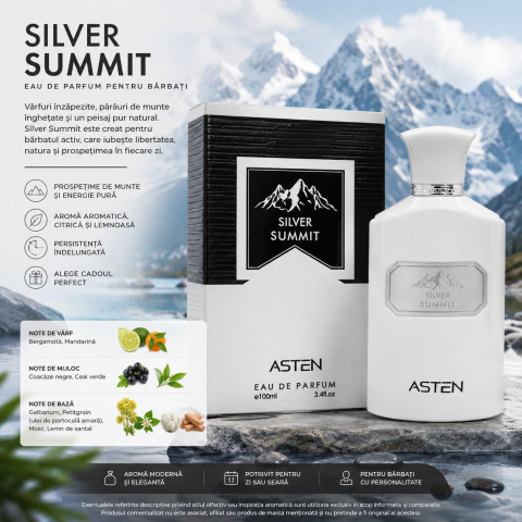 Parfum pentru barbati Silver Summit, 100 ml [2]