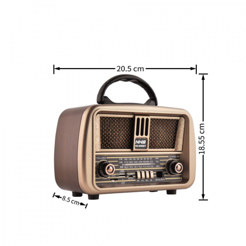 Radio Portabil Retro PORO 143 [6]