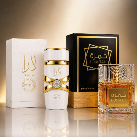 Set Parfum - Set 2 Parfumuri Femei Lara White & Humrah, 100ml x 100 ml
