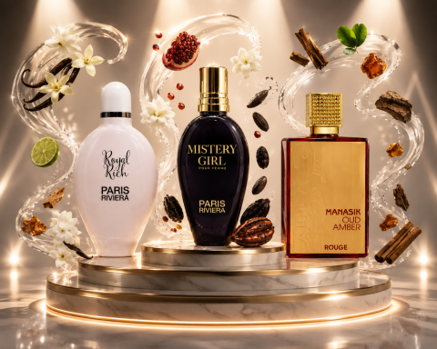 Set Parfum - Set 3 Parfumri Royal Rich, Mystery Girl & Manasik Oud Amber Rouge