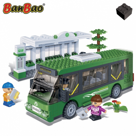 Set constructie Autobuz, BanBao 1|Set constructie Autobuz, BanBao|Set constructie Autobuz, BanBao 2 [1]