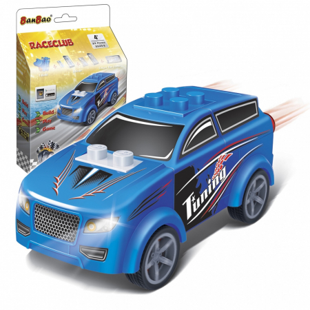 JOCURI &amp; GADGETURI - Set cosntructie masina saturn|Set constructie masina albastra|Set constructie masina albastra raceclub