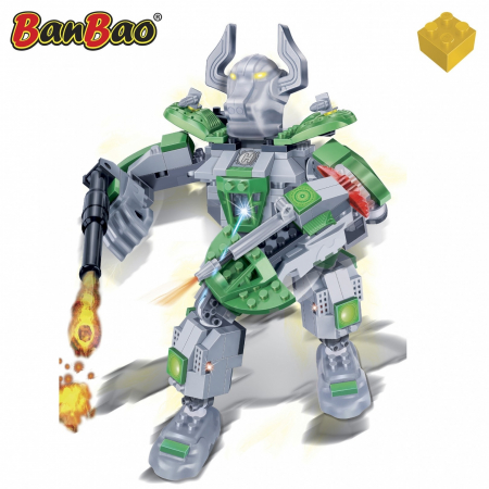 Robot verde cu lumini|set constructie robot verde cu led|Robot verde cu lumini 2|Robot verde cu lumini 1 [1]