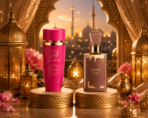 Set de 3 parfumuri pentru femei: Lara, Vanilie, Humrah, 300 ml [5]