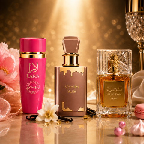 Set de 3 parfumuri pentru femei: Lara, Vanilie, Humrah, 300 ml [3]