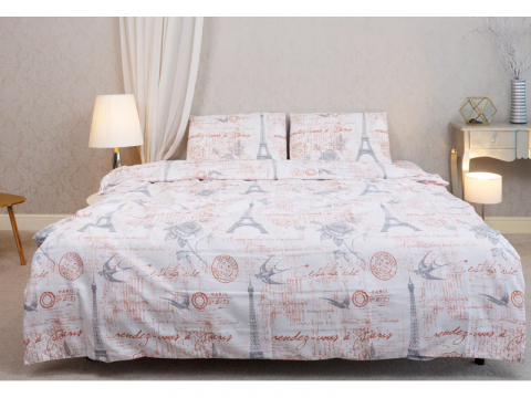 Lenjerii de Pat - Set lenjerie de pat pentru pat dublu, Poro 101, Finet