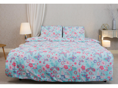Lenjerii de Pat - Set lenjerie de pat pentru pat dublu, Poro 107, Finet
