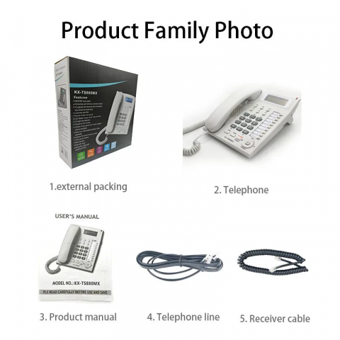 Telefon Fix cu fir Poro 118 [7]