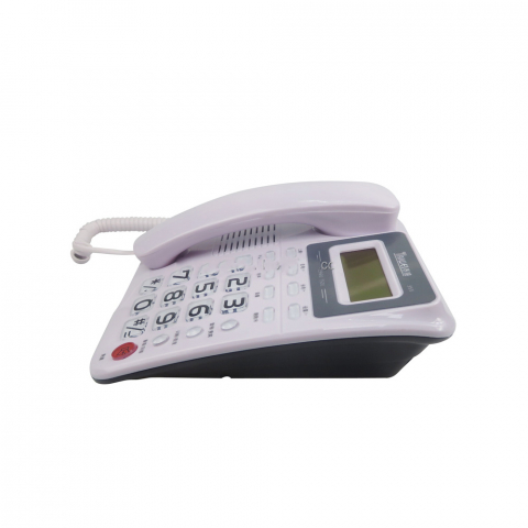Telefon fix cu fir Poro 124 cu ID apelant [2]