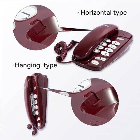 Telefon Fix cu Fir PORO 142 [3]