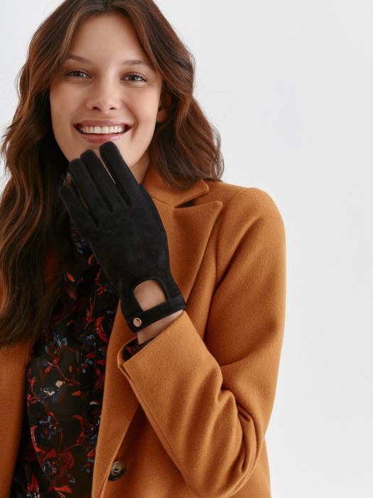 Bluza cu funda la gat si imprimeu floral [5]