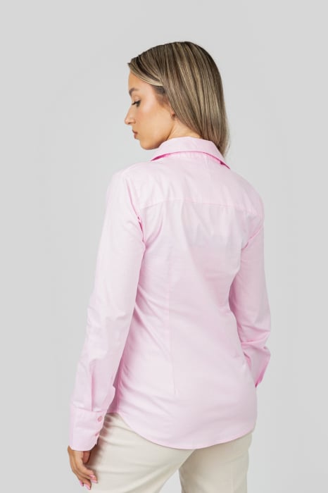 Camasa office roz cu nasturi [3]