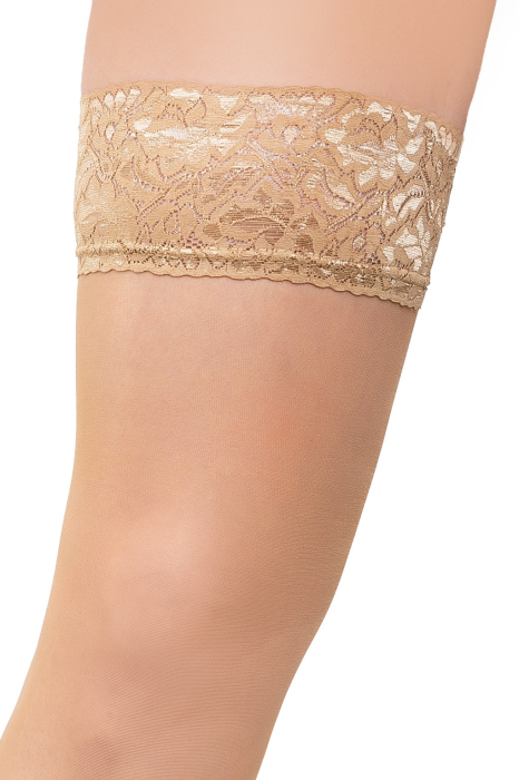 Ciorapi cu banza adeziva Terri Angel Natural 15 DEN [3]